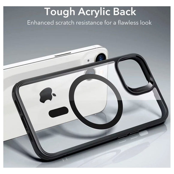 ESR iPhone 14 / 13 Classic Hybrid Cover - MagSafe Kompatibel - Gennemsigtig / Sort