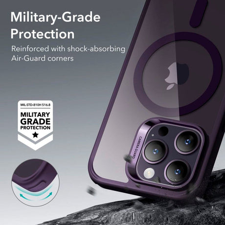 ESR iPhone 14 Pro Classic Hybrid Cover - MagSafe Kompatibel - Gennemsigtig / Lilla