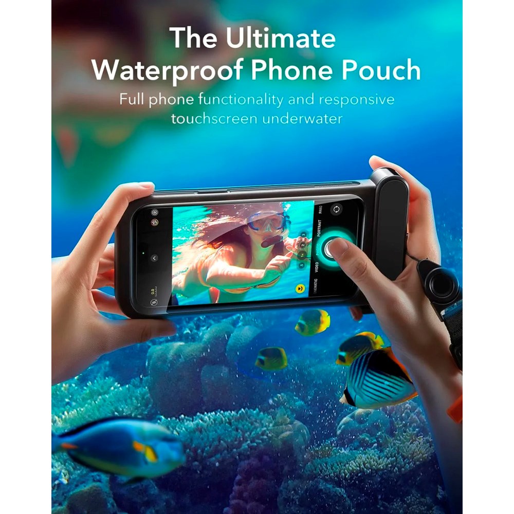 ESR iPhone 15 Pro Max / 14 Pro Max Vandtæt Case - Sort