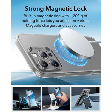 ESR iPhone 16 Pro Zero Clear Fleksibelt Plastik Cover - MagSafe Kompatibel - Mat Grå