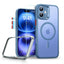 iPhone 16 ESR Classic Pro Set HaloLock m. Bagside Cover & Beskyttelsesglas - MagSafe Kompatibel - Mat Blå