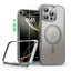 iPhone 16 Pro Max ESR Classic Pro Set HaloLock m. Bagside Cover & Beskyttelsesglas - MagSafe Kompatibel - Mat Grå