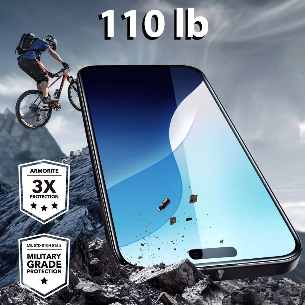 ESR iPhone 16 Armorite Skærmbeskyttelse m. Monteringskasse - Gennemsigtig