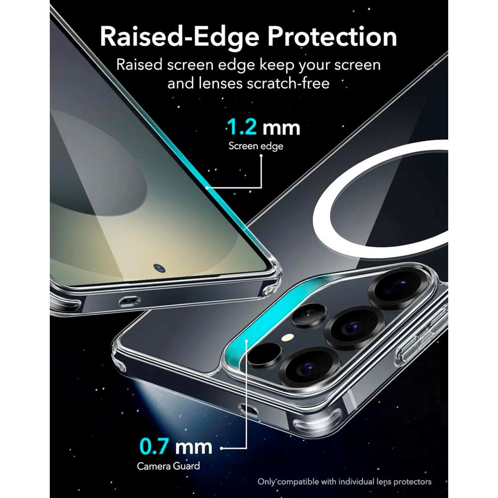 ESR Samsung Galaxy S25 Ultra Classic Hybrid Cover - MagSafe Kompatibel - Gennemsigtig