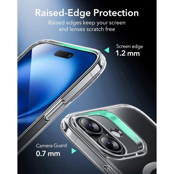 ESR iPhone 16 Classic Hybrid Cover m. Camera Control Knap - MagSafe Kompatibel - Gennemsigtig