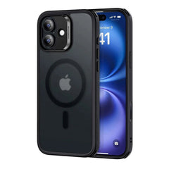 ESR iPhone 16 Classic Hybrid Cover m. Camera Control Knap - MagSafe Kompatibel - Mat Gennemsigtig / Sort