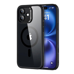 ESR iPhone 16 Classic Hybrid Cover m. Camera Control Knap - MagSafe Kompatibel - Gennemsigtig / Sort