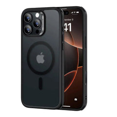 ESR iPhone 16 Pro Max Classic Hybrid Cover m. Camera Control Knap - MagSafe Kompatibel - Mat Gennemsigtig / Sort