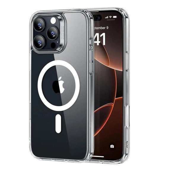 ESR iPhone 16 Pro Classic Hybrid Cover m. Camera Control Knap - MagSafe Kompatibel - Gennemsigtig