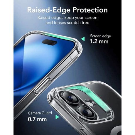 ESR iPhone 16 Plus Classic Hybrid Cover m. Camera Control Knap - MagSafe Kompatibel - Gennemsigtig