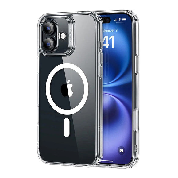 ESR iPhone 16 Plus Classic Hybrid Cover m. Camera Control Knap - MagSafe Kompatibel - Gennemsigtig