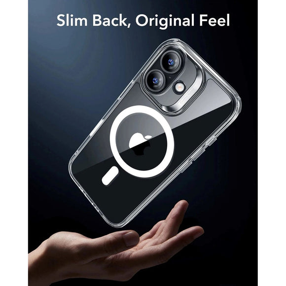 ESR iPhone 17 Classic Hybrid Case m. Camera Control Knap - MagSafe Kompatibel - Gennemsigtig