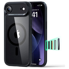 ESR iPhone Air Classic Hybrid Case m. Camera Control Knap - MagSafe Kompatibel - Gennemsigtig / Sort