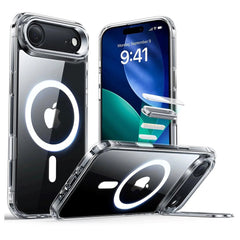 ESR iPhone Air Classic Hybrid Stash Case m. Kickstand - MagSafe Kompatibel - Gennemsigtig