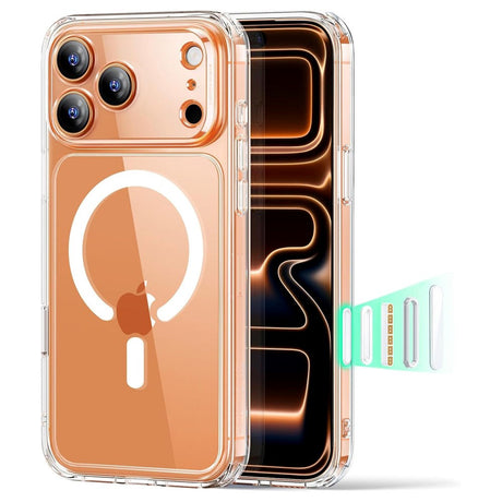 ESR iPhone 17 Pro Max Classic Hybrid Case m. Camera Control Knap - MagSafe Kompatibel - Gennemsigtig
