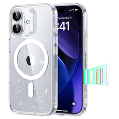 ESR iPhone 17 Classic Hybrid Case m. Camera Control Knap - MagSafe Kompatibel - Gennemsigtig / Glimmer