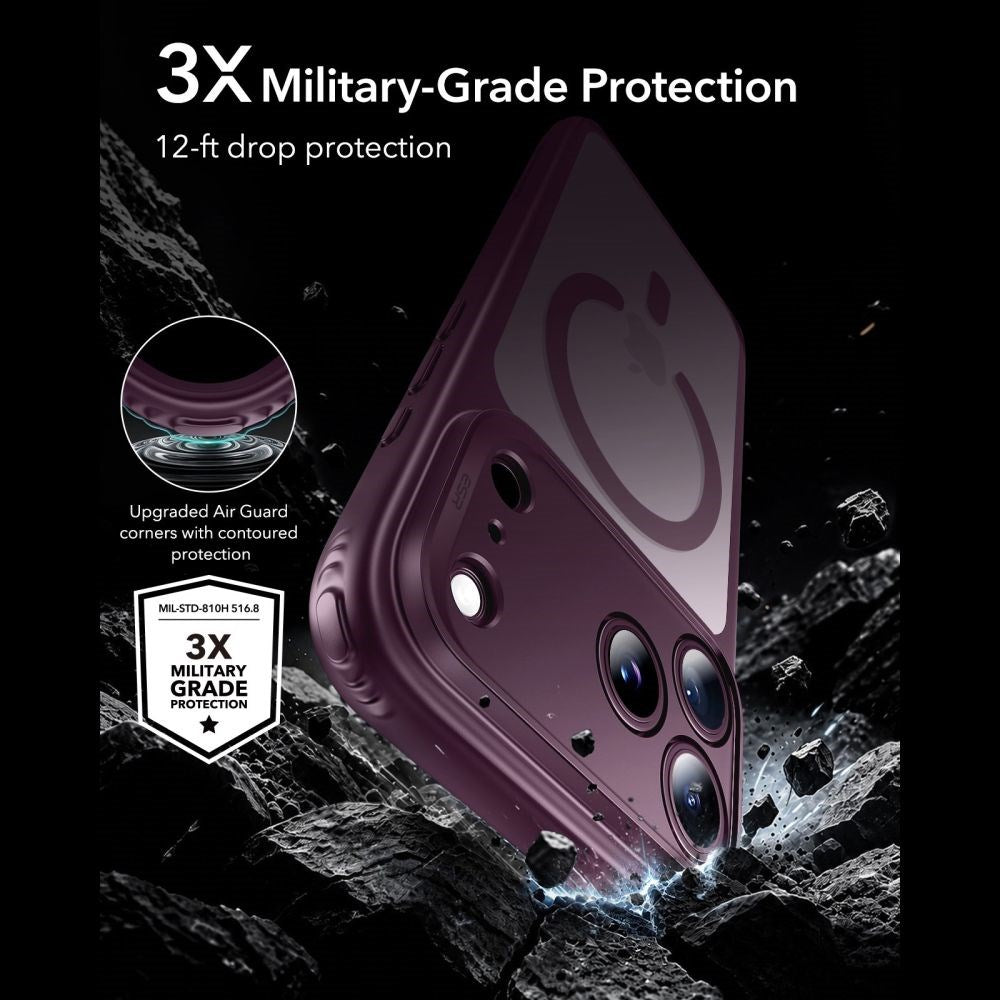 iPhone 18 Pro Max / 17 Pro Max ESR Classic Hybrid Cover - MagSafe Kompatibel - Rød