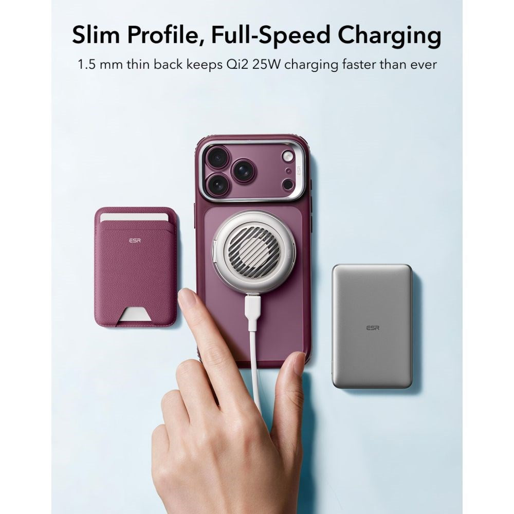 iPhone 18 Pro / 17 Pro ESR Classic Hybrid Kickstand Cover - MagSafe Kompatibel - Rød