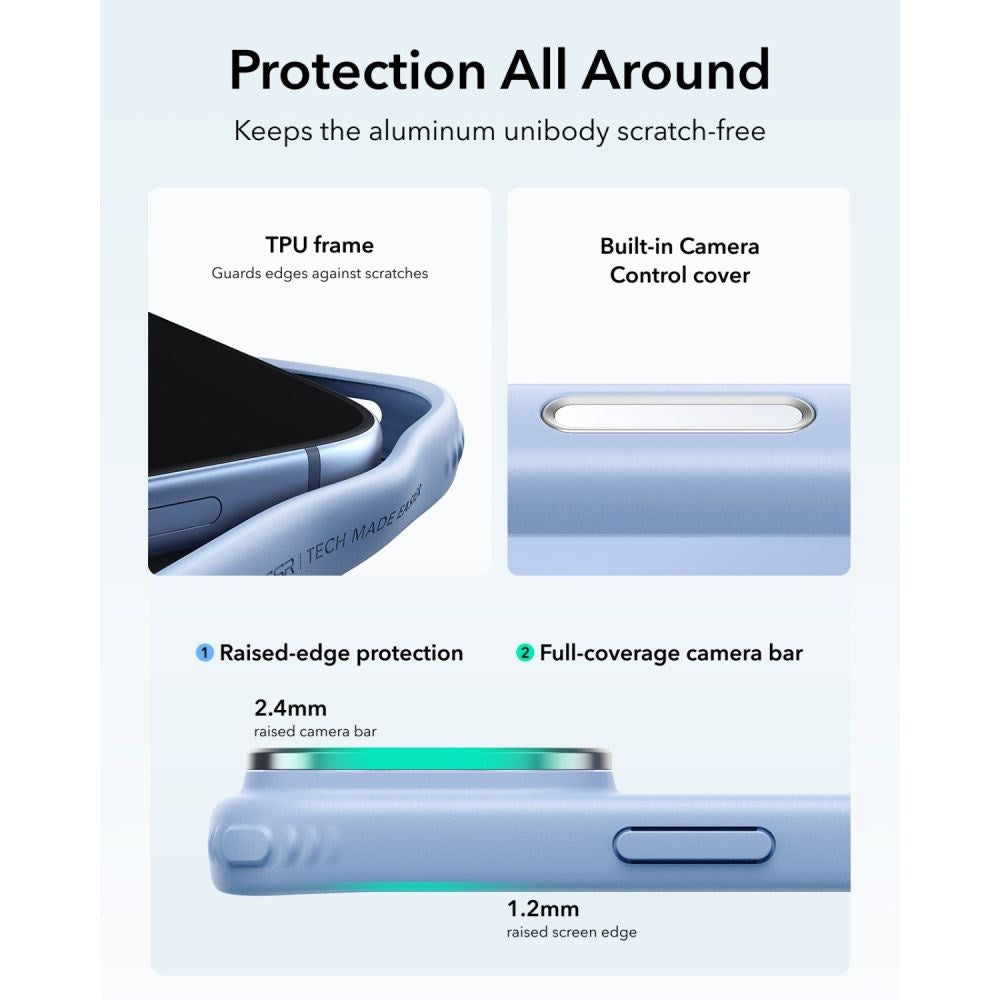iPhone 18 Pro Max / 17 Pro Max ESR Classic Hybrid Kickstand Cover - MagSafe Kompatibel - Blå