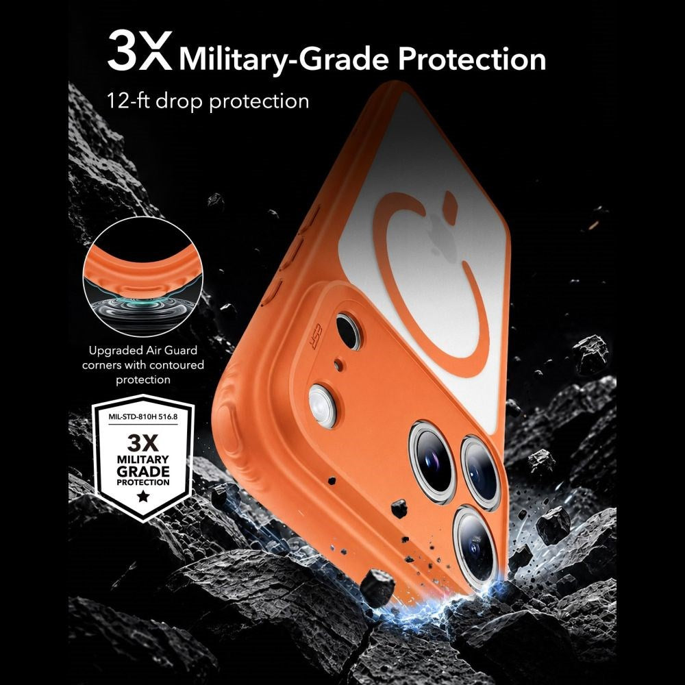 iPhone 18 Pro Max / 17 Pro Max ESR Classic Hybrid Cover - MagSafe Kompatibel - Orange
