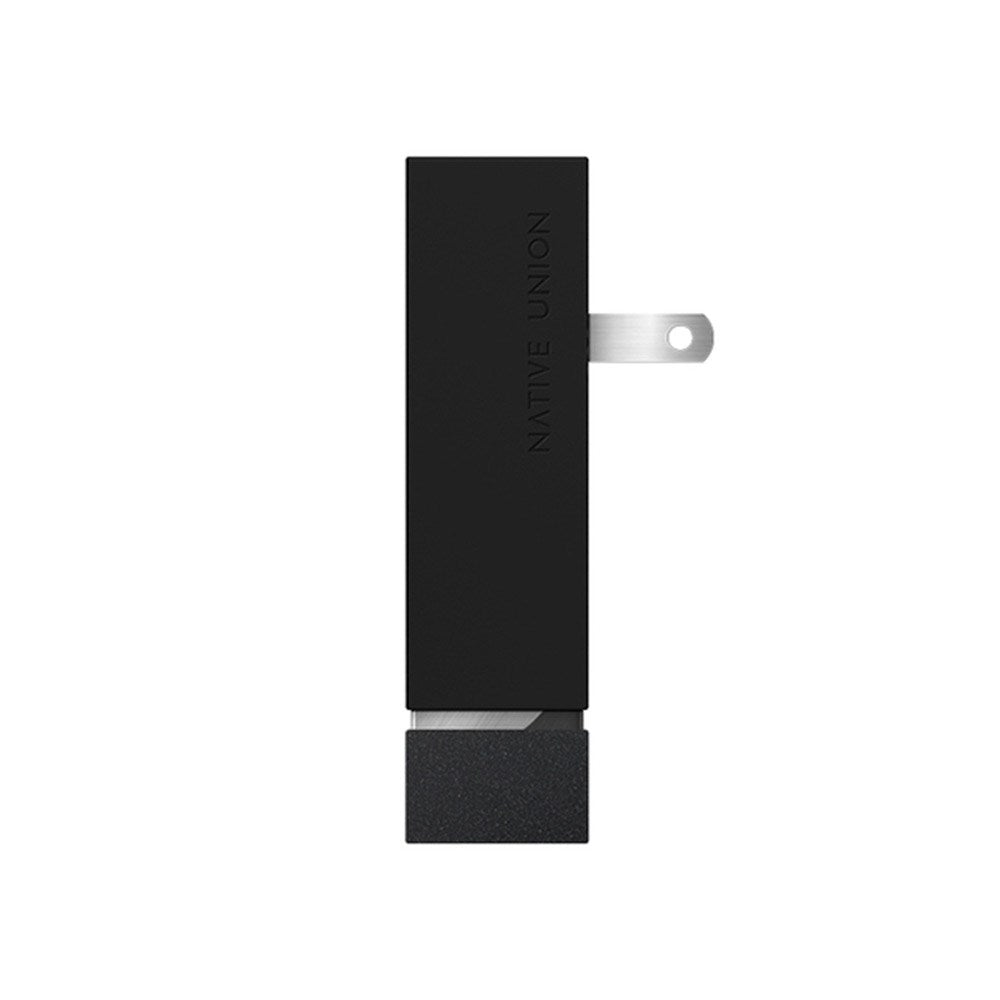 Native Union Smart Hub PD 45W Vægoplader / Rejseadapter m. USB-A & USB-C - Sort