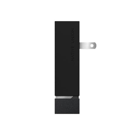 Native Union Smart Hub PD 45W Vægoplader / Rejseadapter m. USB-A & USB-C - Sort