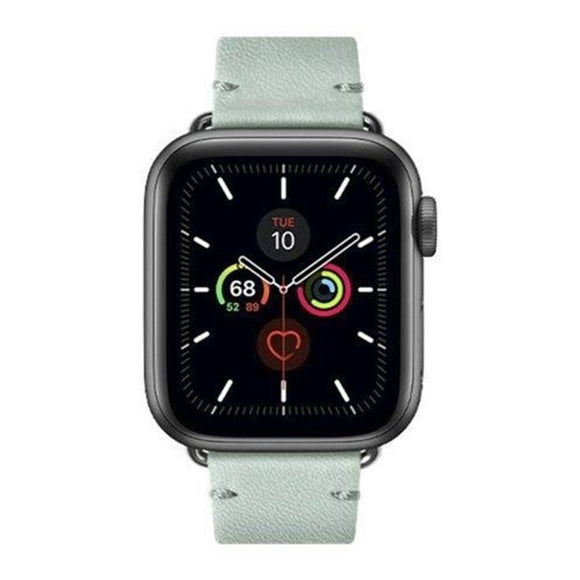 Apple Watch (38/40/SE/41/42mm) Native Union Classic Strap Ægte Læder Rem - Grøn