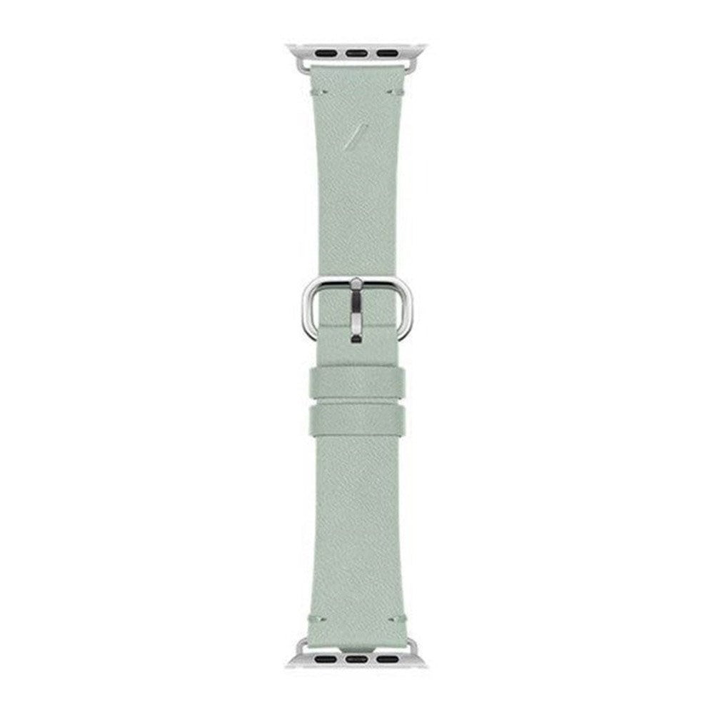 Apple Watch (38/40/SE/41/42mm) Native Union Classic Strap Ægte Læder Rem - Grøn