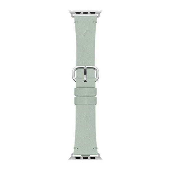 Apple Watch (38/40/SE/41/42mm) Native Union Classic Strap Ægte Læder Rem - Grøn