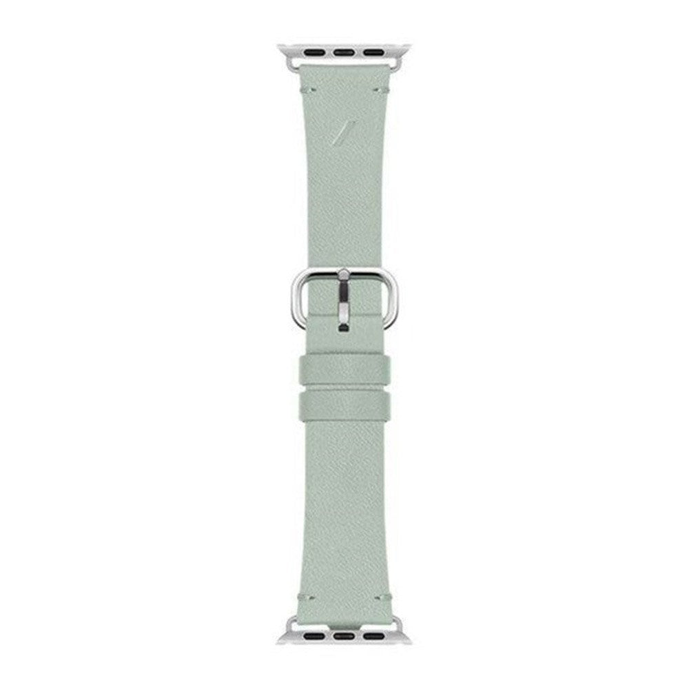Apple Watch (42/44/SE/45/46/49mm) Native Union Classic Strap Ægte Læder Rem - Grøn