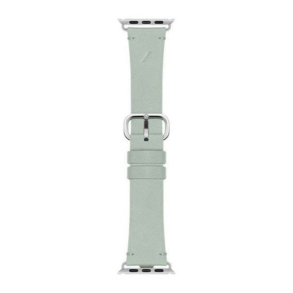 Apple Watch (42/44/SE/45/46/49mm) Native Union Classic Strap Ægte Læder Rem - Grøn