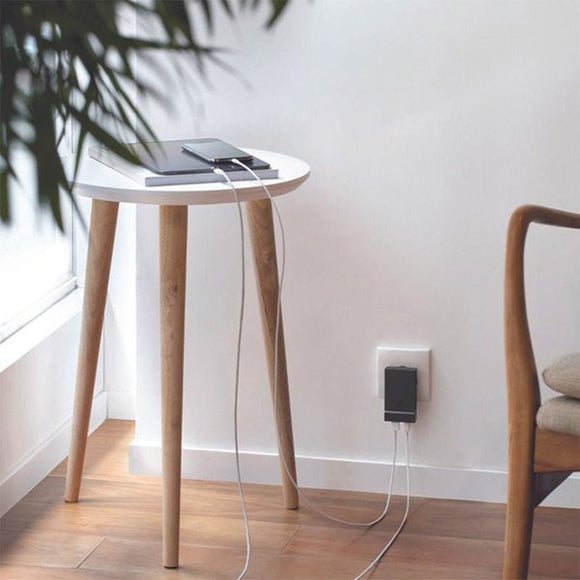 Native Union Smart Hub PD 20W Vægoplader / Rejseadapter m. USB-A & USB-C - Sort