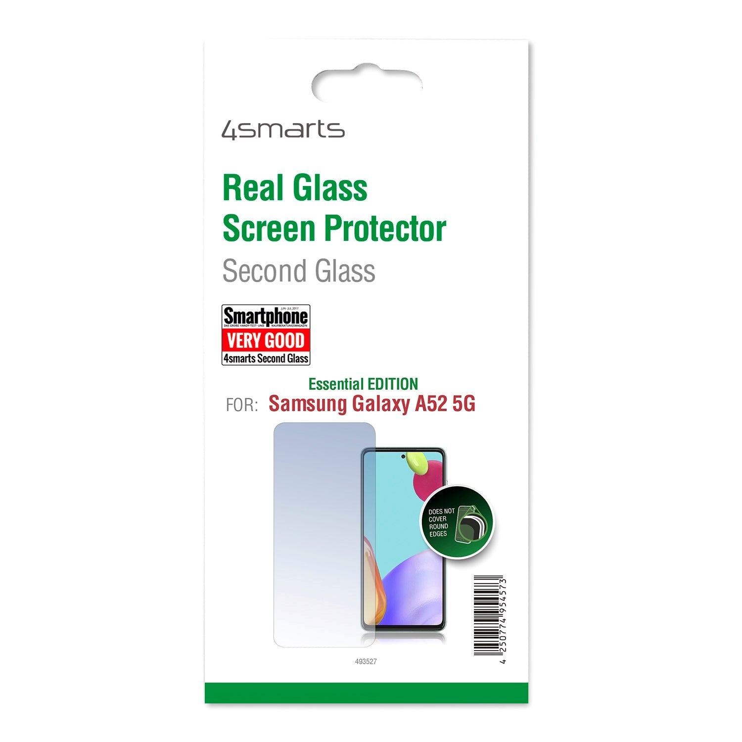 Samsung Galaxy A52s (5G) / A52 (4G/5G) 4smarts Second Glass Skærmbeskyttelse - Gennemsigtig
