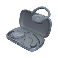 JVC Nearphones HA-NP40T True Wireless Open-Ear Høretelefoner - Grå