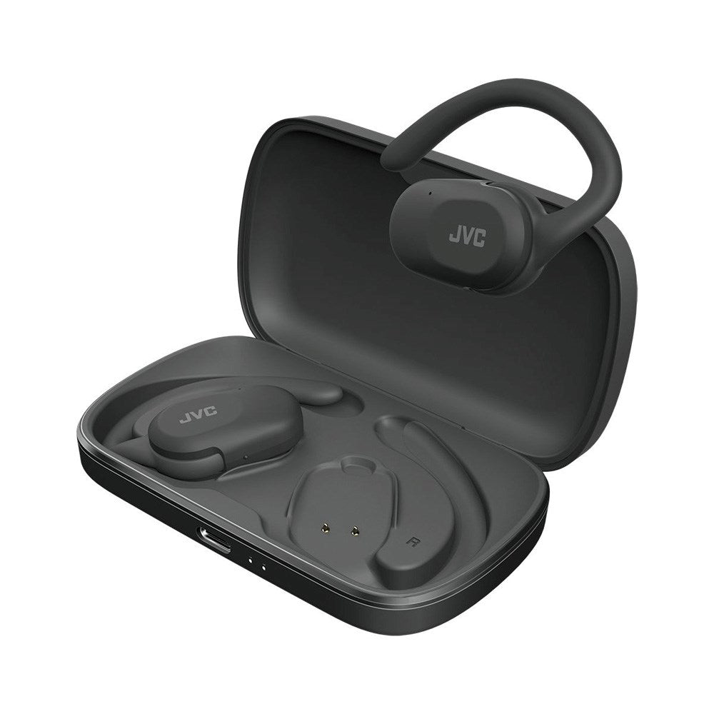 JVC Nearphones HA-NP40T True Wireless Open-Ear Høretelefoner - Sort
