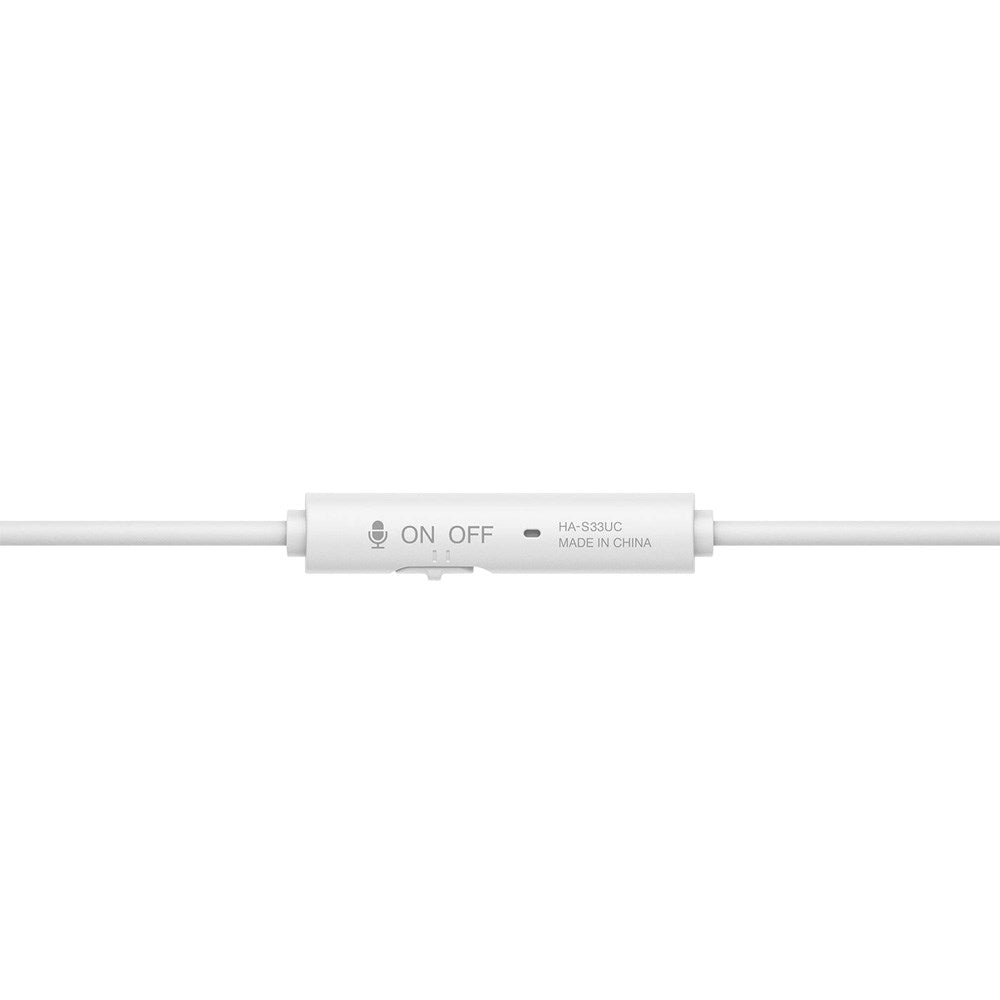 JVC HA-S33UC On-Ear Headset m. Ledning - Hvid