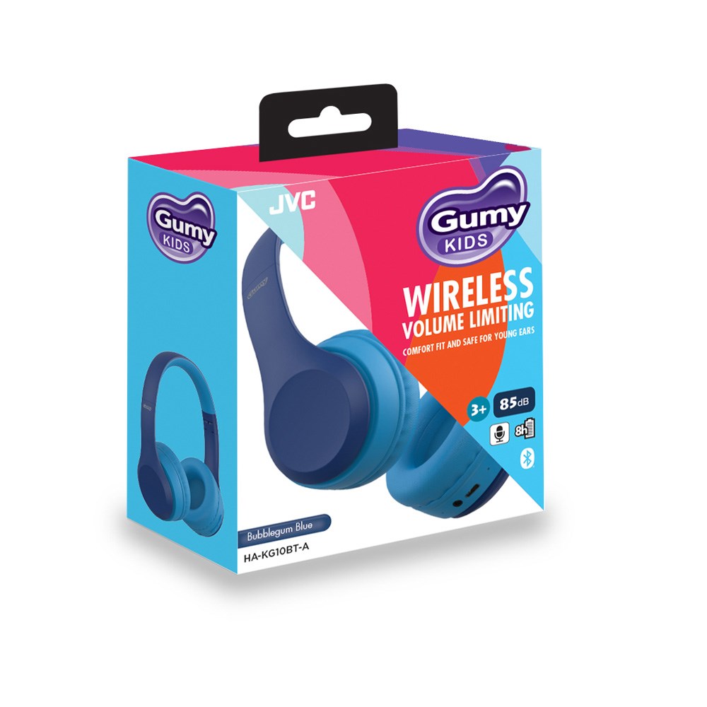 JVC Gumy Kids True Wireless Høretelefoner - Bubblegum Blue