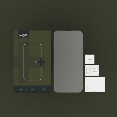 iPhone 17e / 16e / 14 / 13 / 13 Pro Hofi Hybrid Pro+ Hærdet Skærmbeskyttelsesglas - Case Friendly - Gennemsigtigt