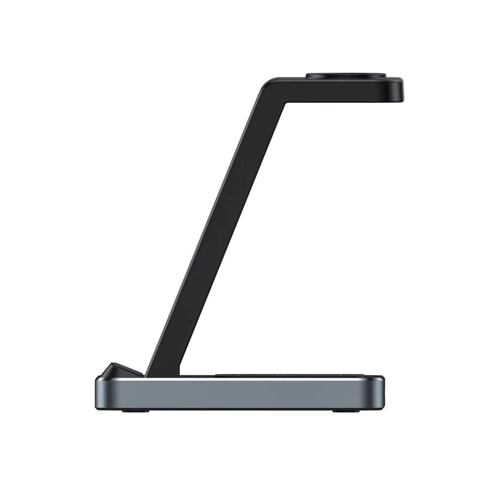 Tech-Protect QI15W-A26 3-in-1 Trådløs Oplader - Sort