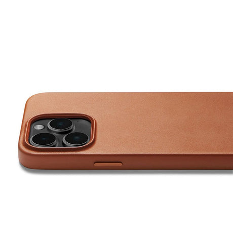 Mujjo iPhone 14 Plus Leather Case - MagSafe Kompatibel - Brun