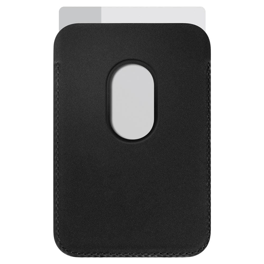 Spigen Valentinus Magnetisk Kortholder - MagSafe Kompatibel - Sort