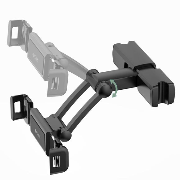 Tech-Protect Justerbar Mobil / Tablet Holder til Bilens Nakkestøtte 11.2-20 CM - Sort