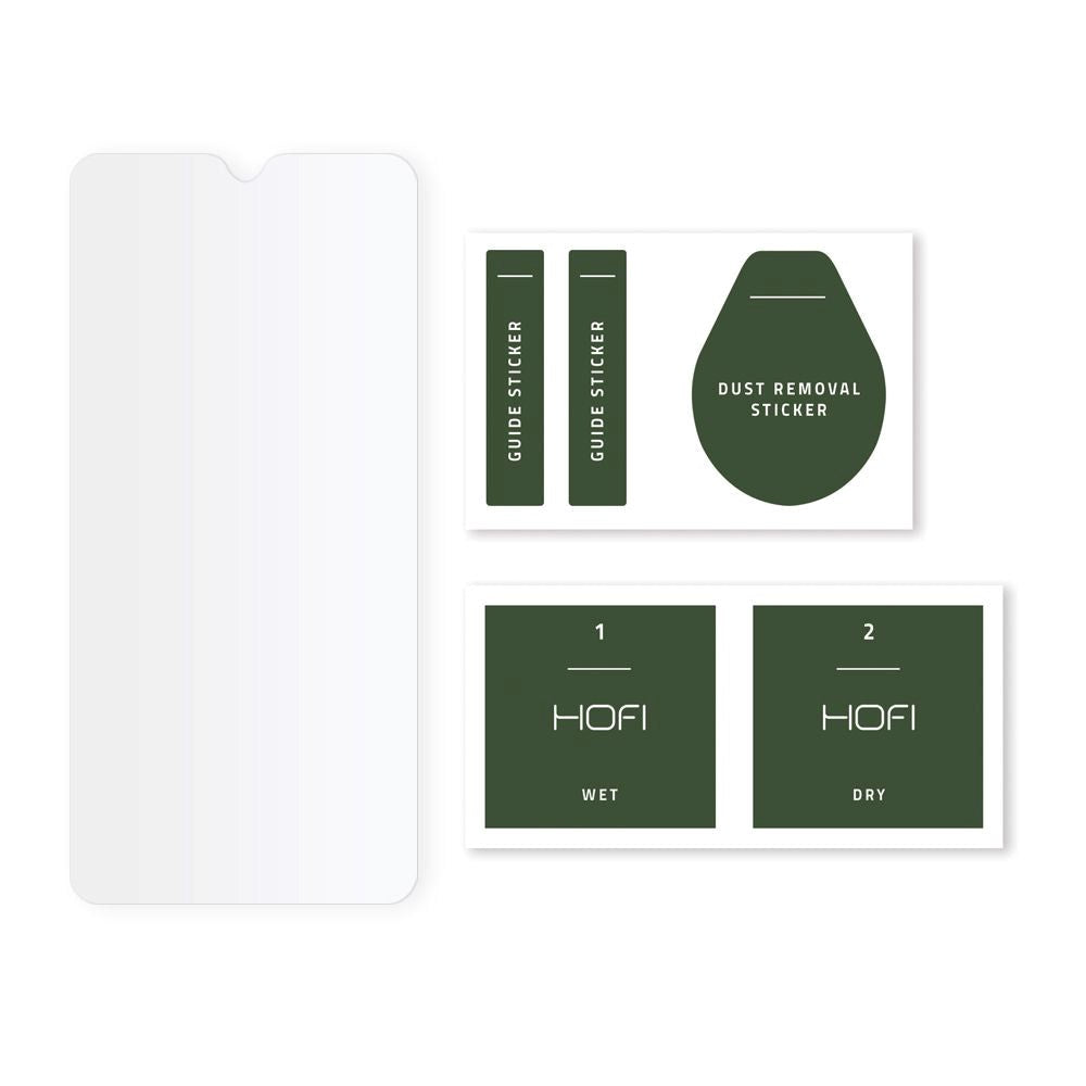 Xiaomi Poco M3 Hofi Hybrid Pro+ Skærmbeskyttelse - Case Friendly - Gennemsigtigt