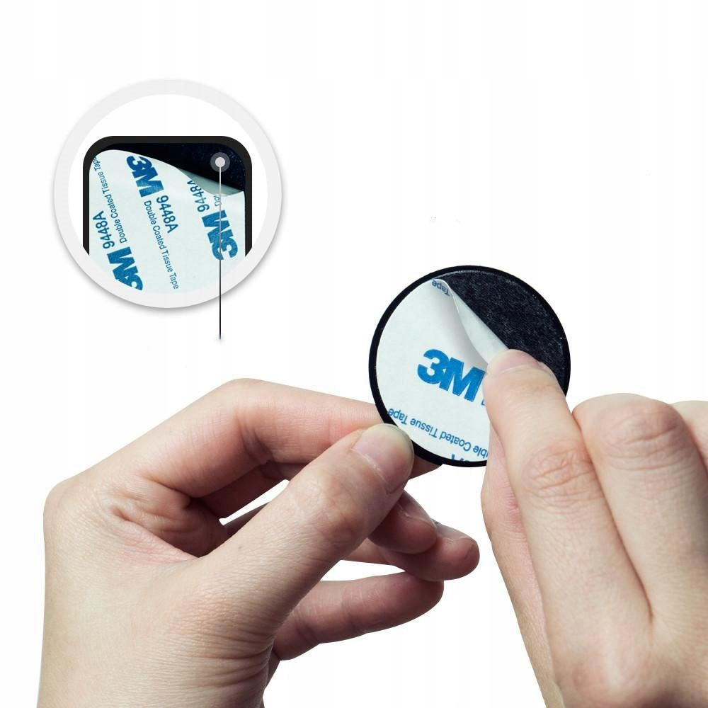 Spigen MP-4P Metalplader til Magnetisk Bilholder 4 stk. - Sort