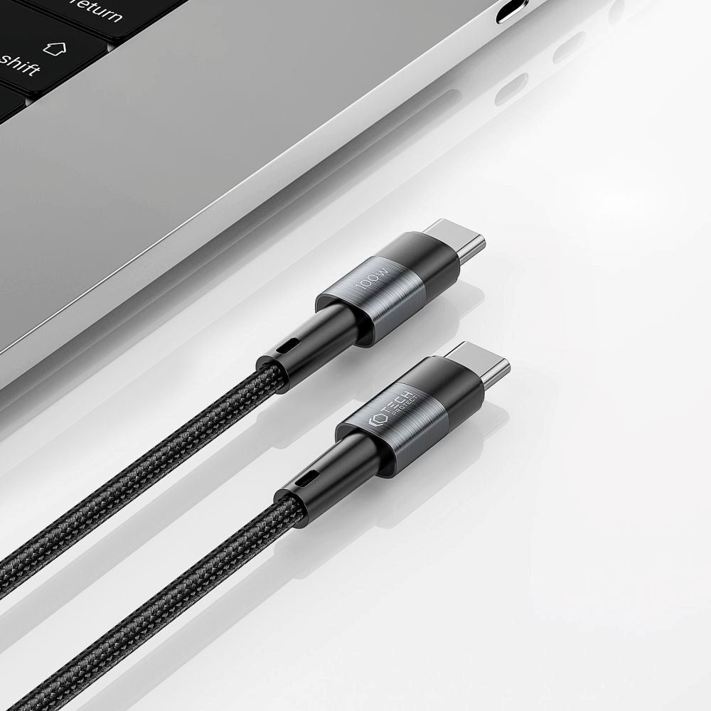 Tech-Protect Ultraboost PD 100W/5A USB-C til USB-C Kabel 25cm - Sort