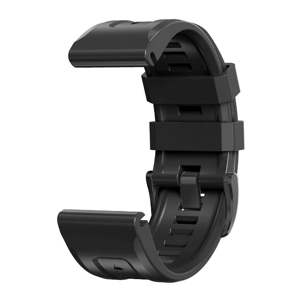 Universal Garmin 26mm QuickFit Tech-Protect Icon Band Silikone Rem - Sort