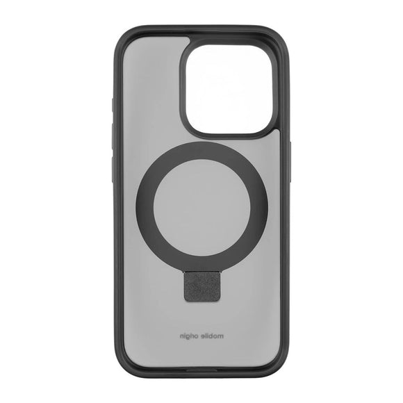 iPhone 15 Pro Mobile Origin RingMag Fleksibelt Plastik Cover - Sort / Gennemsigtig