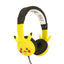 Pikachu OTL On-Ear Høretelefoner til Børn m. 3D Ører - Max. 85dB - Gul
