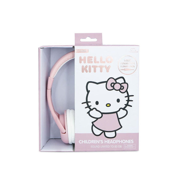 Hello Kitty OTL On-Ear Headset til Børn m. Jackstik - Max. 85dB - Lyserød