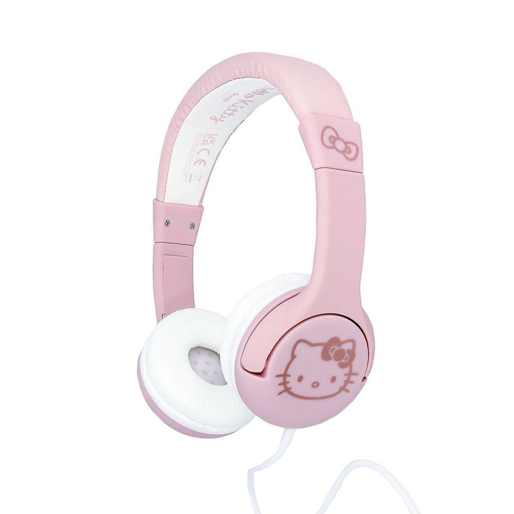 Hello Kitty OTL On-Ear Headset til Børn m. Jackstik - Max. 85dB - Lyserød